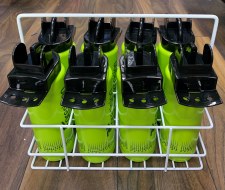 Precision Hygiene 8 Bottles + Carrier (Green Black)